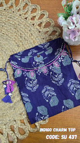 INDIGO CHARM TOP (SU 437)